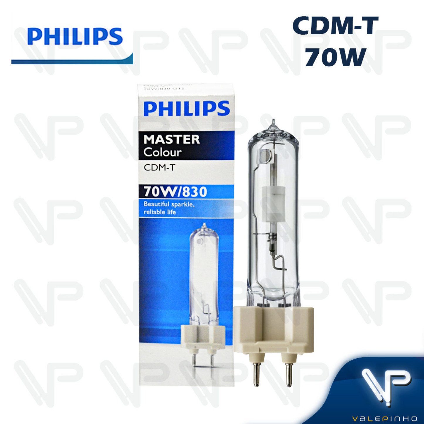 G12 Lámpara De Halogenuros Metálicos Mastercolour Cdm-t 150w 942