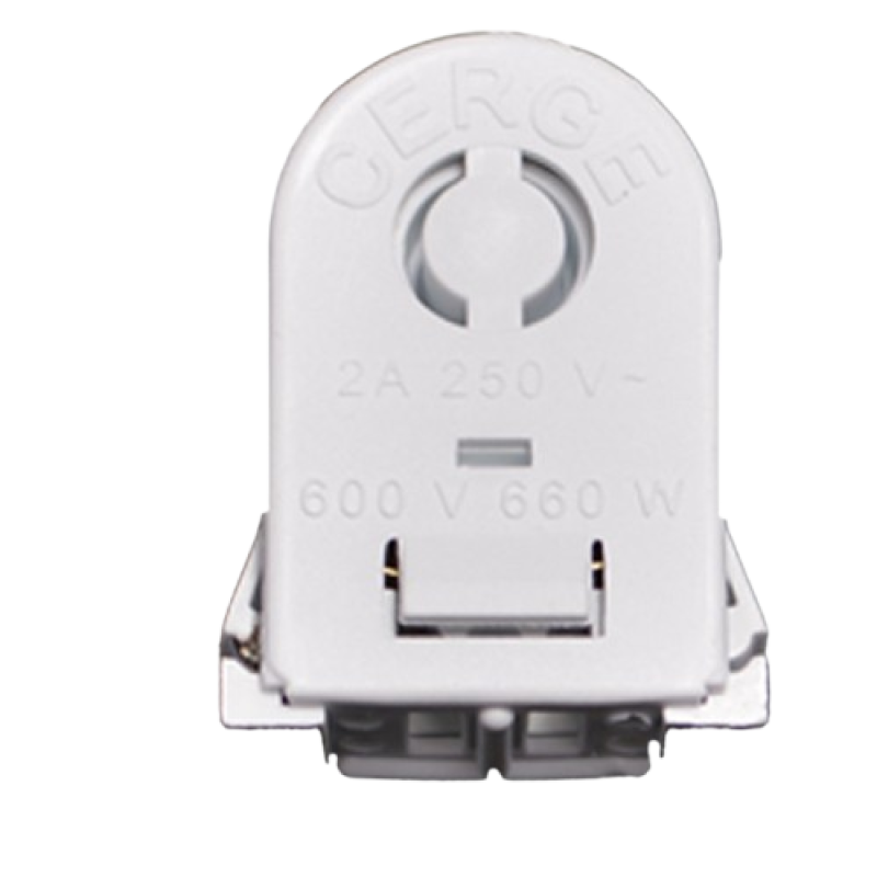 B&P Portalampada A 3 Terminali, Base Media E26, Manopola Girevole, 250W 250V, Per Cablare Luci Inferiori