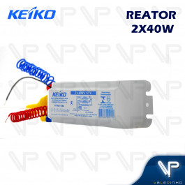 REATOR PARTIDA RÁPIDA P/LÂMPADA FLUORESCENTE 2X40W 127V