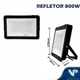 REFLETOR HOLOFOTE LED SMD 800W 6500K (BRANCO FRIO) BIVOLT IP66