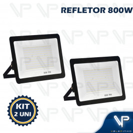 REFLETOR HOLOFOTE LED SMD 800W 6500K(BRANCO FRIO)BIVOLT IP66 KIT2