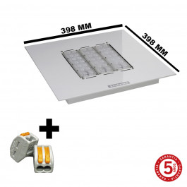 LUMINÁRIA LED POSTO DE GASOLINA SMD INTRAL NACAR HP 60G   90W BIVOLT 5700K(BRANCO FRIO) EMBUTIR 5 ANOS DE GARANTIA 09864