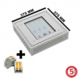 LUMINÁRIA LED POSTO DE GASOLINA SMD INTRAL CERES MP   65W BIVOLT 5700K(BRANCO FRIO) SOBREPOR 5 ANOS DE GARANTIA 06289