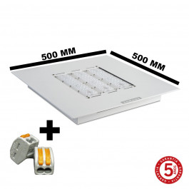 LUMINÁRIA LED POSTO DE GASOLINA SMD INTRAL NACAR MP 60G   75W BIVOLT 5700K(BRANCO FRIO) EMBUTIR 5 ANOS DE GARANTIA 09879