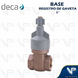 BASE PARA REGISTRO GAVETA DECA 1" (DN 25mm) 4509302