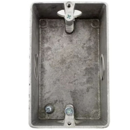 CAIXA RETANGULAR DE ALUMINIO 3/4