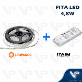 FITA LED LEDVANCE 4,8W 6500K(BRANCO FRIO)5MTS BIVOLT