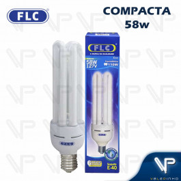 LÂMPADA COMPACTA 4U 58W 127V 6400K(BRANCO FRIO)E40