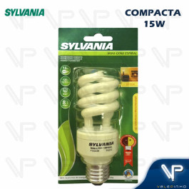 LÂMPADA COMPACTA ESPIRAL 15W 127V 2700K(BRANCO QUENTE)E27