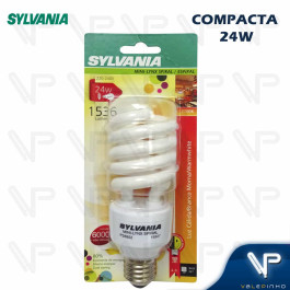 LÂMPADA COMPACTA ESPIRAL 24W 220V 2700K(BRANCO QUENTE)E27 TWISTER