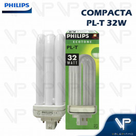 LÂMPADA COMPACTA PHILIPS PLT 4PINOS 32W 4000K(BRANCO NEUTRO)GX24Q-3