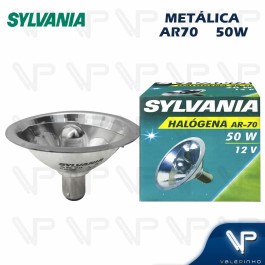 LÂMPADA HALÓGENA AR70 50W 12V 8G 3000K(BRANCO QUENTE)BA15D