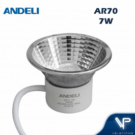 LÂMPADA LED AR70 7W 3000K(BRANCO QUENTE)BIVOLT 