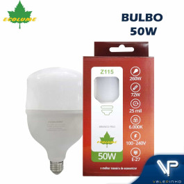 LÂMPADA LED BULBO 50W 6000K(BRANCO FRIO)E27 BIVOLT ALTA POTENCIA