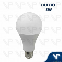 LÂMPADA LED BULBO   5W 6500K(BRANCO FRIO)E27 BIVOLT 