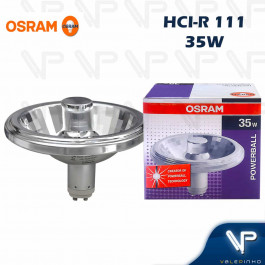 LÂMPADA VAPOR METÁLICO OSRAM HCI-R 111 35W 40G 3000K(BRANCO QUENTE)GX8.5