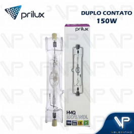 LÂMPADA VAPOR METÁLICO DUPLO CONTATO 150W 3000K(BRANCO QUENTE)RX7S HMQ