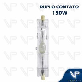 LÂMPADA VAPOR METÁLICO DUPLO CONTATO 150W 5000K(BRANCO LUZ DO DIA)RX7S HSI-TD