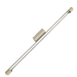 LUMINARIA TUBULAR SOBREPOR 120CM COM LÂMPADA LED 1X18W 6500K(BRANCO FRIO)BEGE