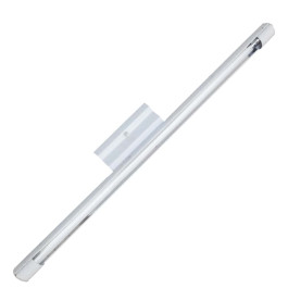 LUMINARIA TUBULAR SOBREPOR 120CM COM LÂMPADA LED 1X18W 6500K(BRANCO FRIO)BRANCO
