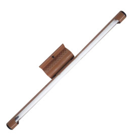 LUMINARIA TUBULAR SOBREPOR 120CM COM LÂMPADA LED 1X18W 6500K(BRANCO FRIO)CARAMELO