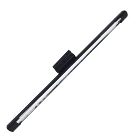 LUMINARIA TUBULAR SOBREPOR 120CM COM LÂMPADA LED 1X18W 6500K(BRANCO FRIO)PRETO