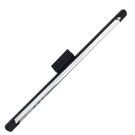LUMINARIA TUBULAR SOBREPOR PARA 1X40W FLUORESCENTE/LED PRETO