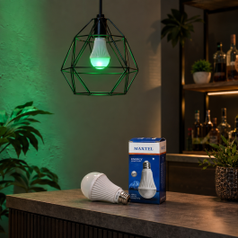 LÂMPADA LED BULBO 3W 127V VERDE E27 KIT12
