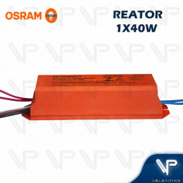 REATOR ELETRÔNICO OSRAM P/LÂMPADA FLUORESCENTE 1x40WxBIV EZ-A