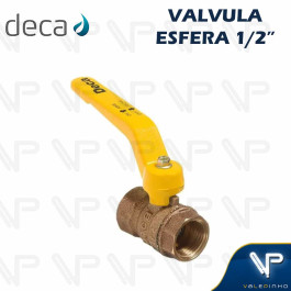 REGISTRO VALVULA DE ESFERA DECA    1/2" (DN 15mm) 1552 B012
