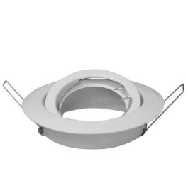 SPOT EMBUTIR REDONDO PARA LAMPADA DICROICA GU10 DIRECIONAVEL BR