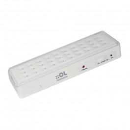 LUMINÁRIA DE EMERGÊNCIA OL 2W 30 LEDS 6500K(BRANCO FRIO)BIVOLT