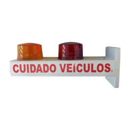 SINALIZADOR DE GARAGEM ABS 2 CÚPULAS LED TOLLER BIVOLT TESG-2L