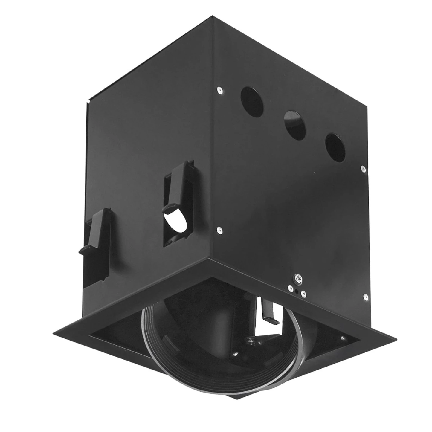SPOT EMBUTIR QUADRADO PARA LAMPADA AR111 GU10 DIRECIONAVEL PT