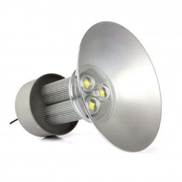 LUMINÁRIA LED COB CONE HIGH BAY INDUSTRIAL 150W BIVOLT 6500K(BRANCO FRIO) COM CHAPÉU PRISMATICA 18010