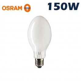 LÂMPADA VAPOR SÓDIO OVOIDE OSRAM   150W 2000K(BRANCO QUENTE)E40 SIL.NAV/SON-E
