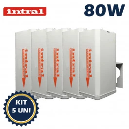REATOR INTRAL PARA LÂMPADA VAPOR MERCÚRIO    80W 220V(USO EXTERNO) 00180 KIT5