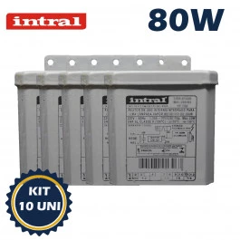 REATOR INTRAL PARA LÂMPADA VAPOR MERCÚRIO    80W 220V(USO INTERNO) 00175 KIT10