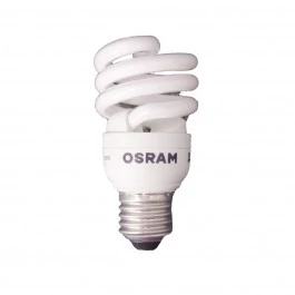 LÂMPADA COMPACTA ESPIRAL MINI OSRAM 15W 127V 2700K(BRANCO QUENTE)E27 DULUXSTAR TWIST