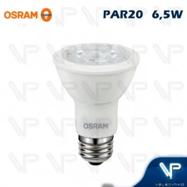 LÂMPADA LED PAR20 OSRAM 6,5W 3000K(BRANCO QUENTE)E27 BIVOLT