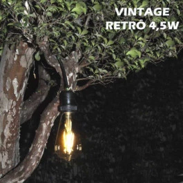 LÂMPADA LED VINTAGE OSRAM 4,5W 2500K(BRANCO QUENTE)E27 BIVOLT EDSON(ST64) KIT8