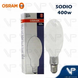 LÂMPADA VAPOR SÓDIO OVOIDE OSRAM   400W 2000K(BRANCO QUENTE)E40 SIL NAV/SON-E