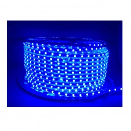 MANGUEIRA LED CHATA 2 FIOS AZUL 127V 100 METROS