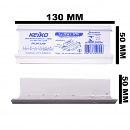 REATOR PARTIDA RÁPIDA P/LÂMPADA FLUORESCENTE 1X20W 127V