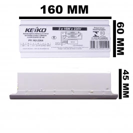 REATOR PARTIDA RÁPIDA P/LÂMPADA FLUORESCENTE 2X16W 220V