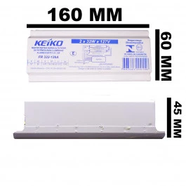 REATOR PARTIDA RÁPIDA P/LÂMPADA FLUORESCENTE 2X32W 127V