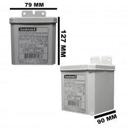REATOR INTRAL PARA LÂMPADA VAPOR MERCÚRIO  250W 220V(USO INTERNO) 00178