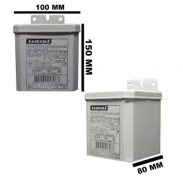 REATOR INTRAL PARA LÂMPADA VAPOR METÁLICO   400W 220V(USO INTERNO) 01208
