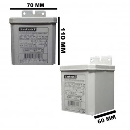 REATOR INTRAL PARA LÂMPADA VAPOR SÓDIO 100W 220V(USO INTERNO) 01701