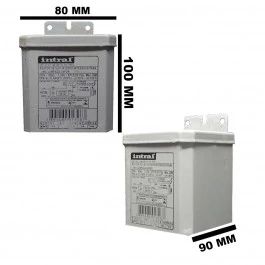 REATOR INTRAL PARA LÂMPADA VAPOR SÓDIO 150W 220V(USO INTERNO) 00908